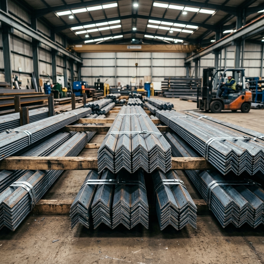 Mild Steel Angle industrial fabrication and structural supply - MS-ANGLE